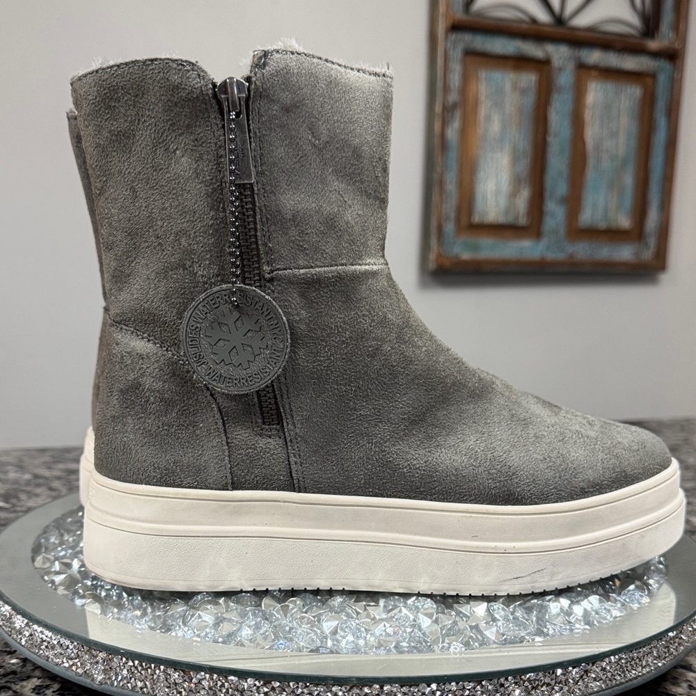 J Slides waterproof Winter Boots with Side Zipper and soft fur lining 8